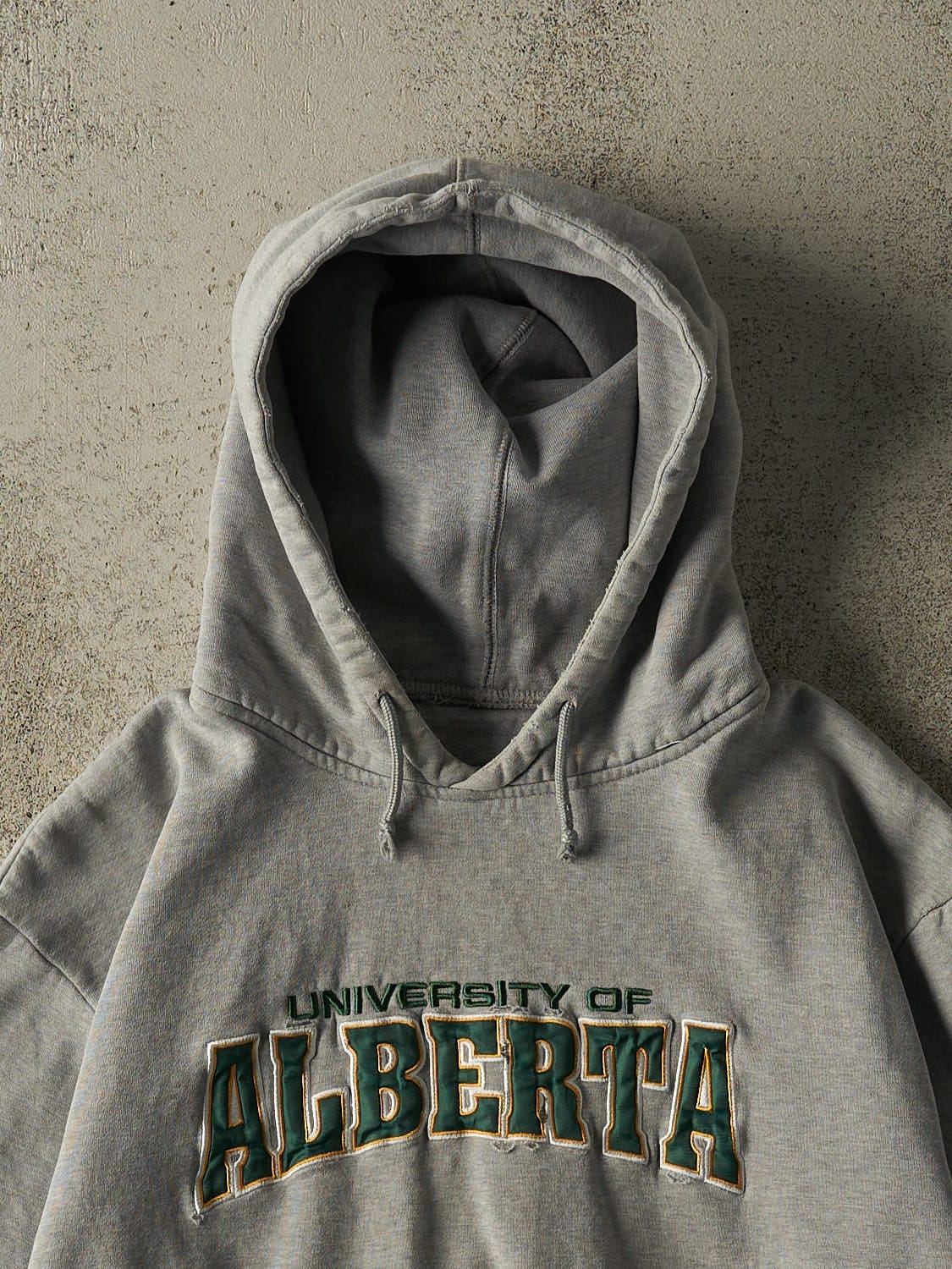 Vintage 90s Grey University of Alberta Hoodie (S/M)