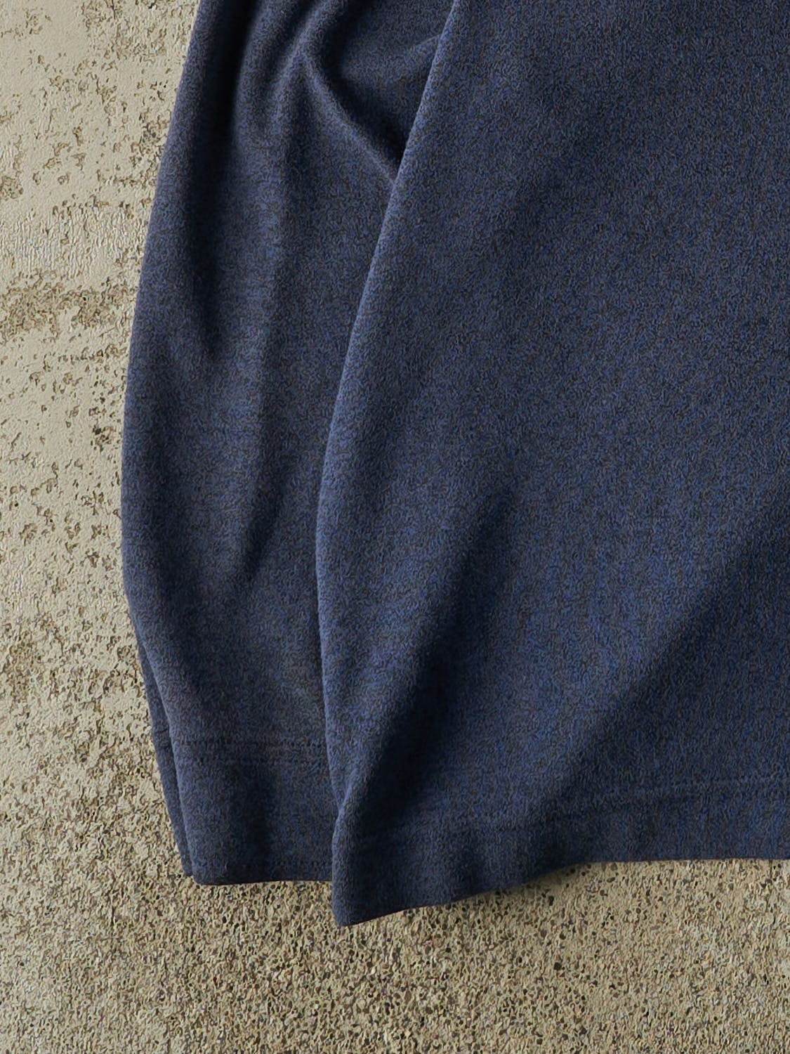 Vintage 90s Navy Blue Wind River Quarter Button Long Sleeve (M)