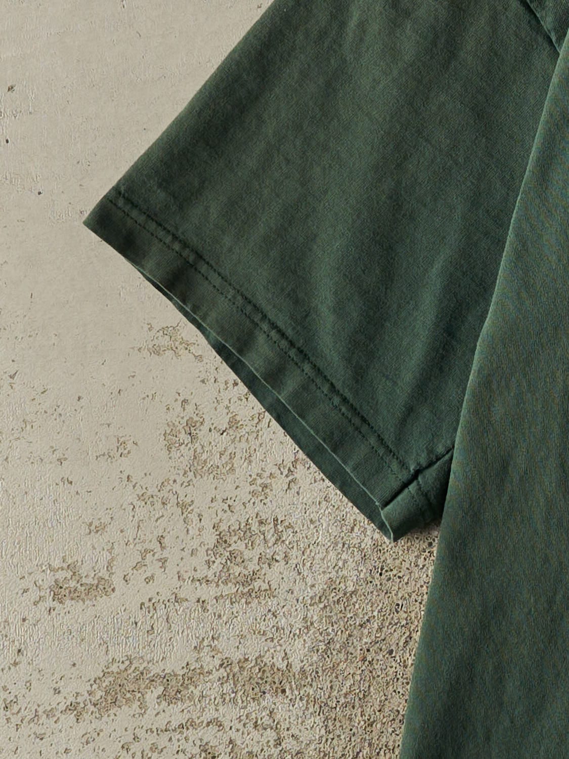 Vintage 90s Sun Faded Green College of William & Mary Tee (XL)