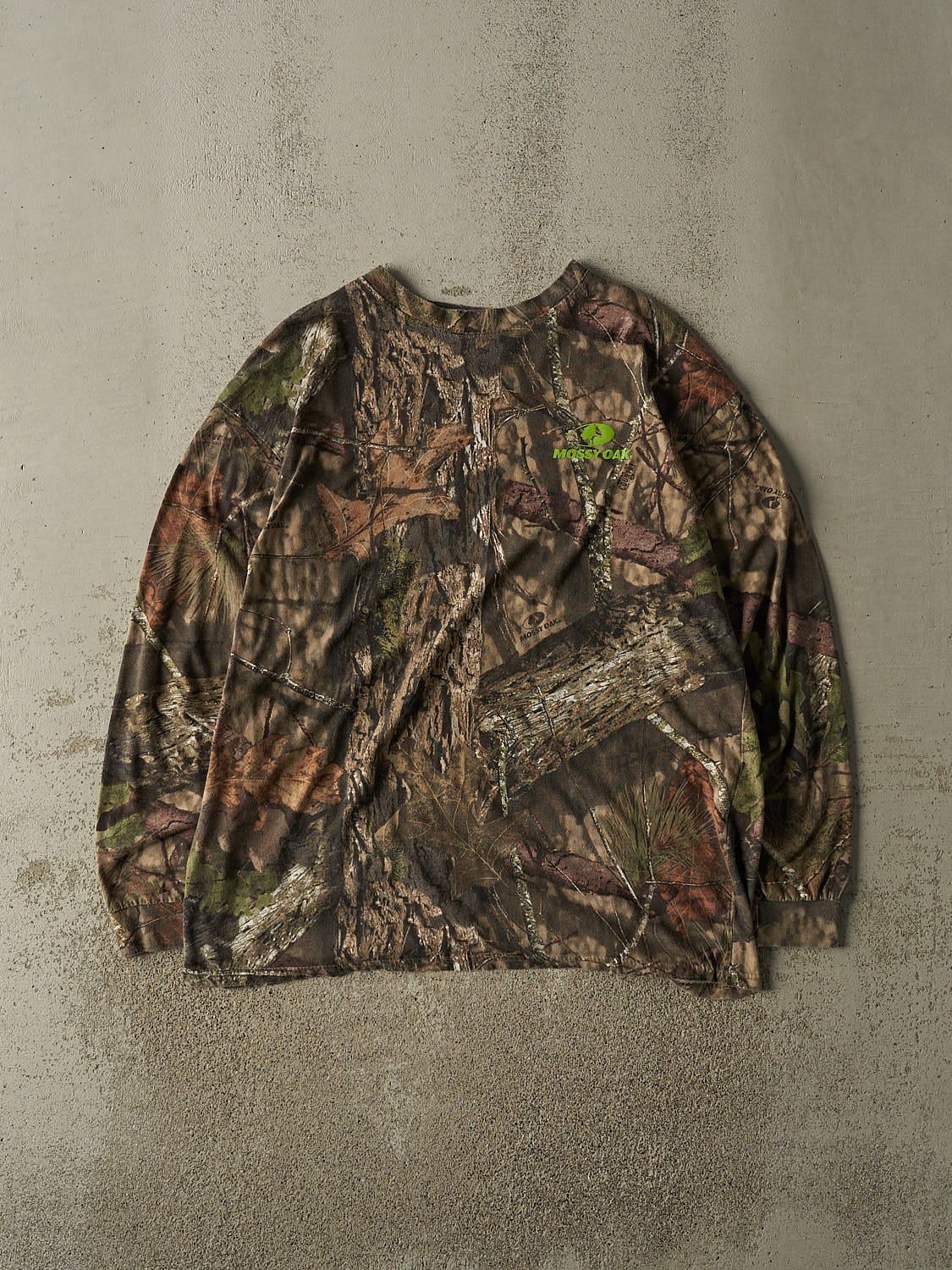 Vintage Y2K Camo Mossy Oak Long Sleeve (XL)