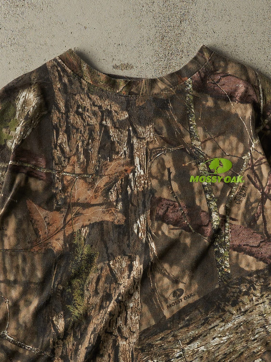 Vintage Y2K Camo Mossy Oak Long Sleeve (XL)