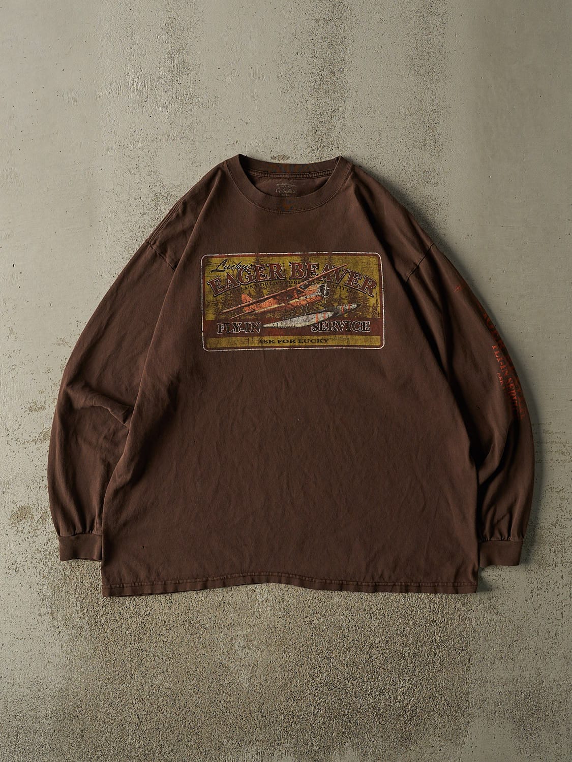 Vintage Y2K Brown Cabela's Long Sleeve (XL)