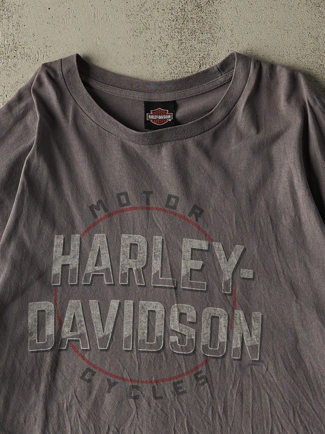 Vintage 10' Charcoal Grey Harley Davidson Wisconsin Tee (XXL/XXXL)