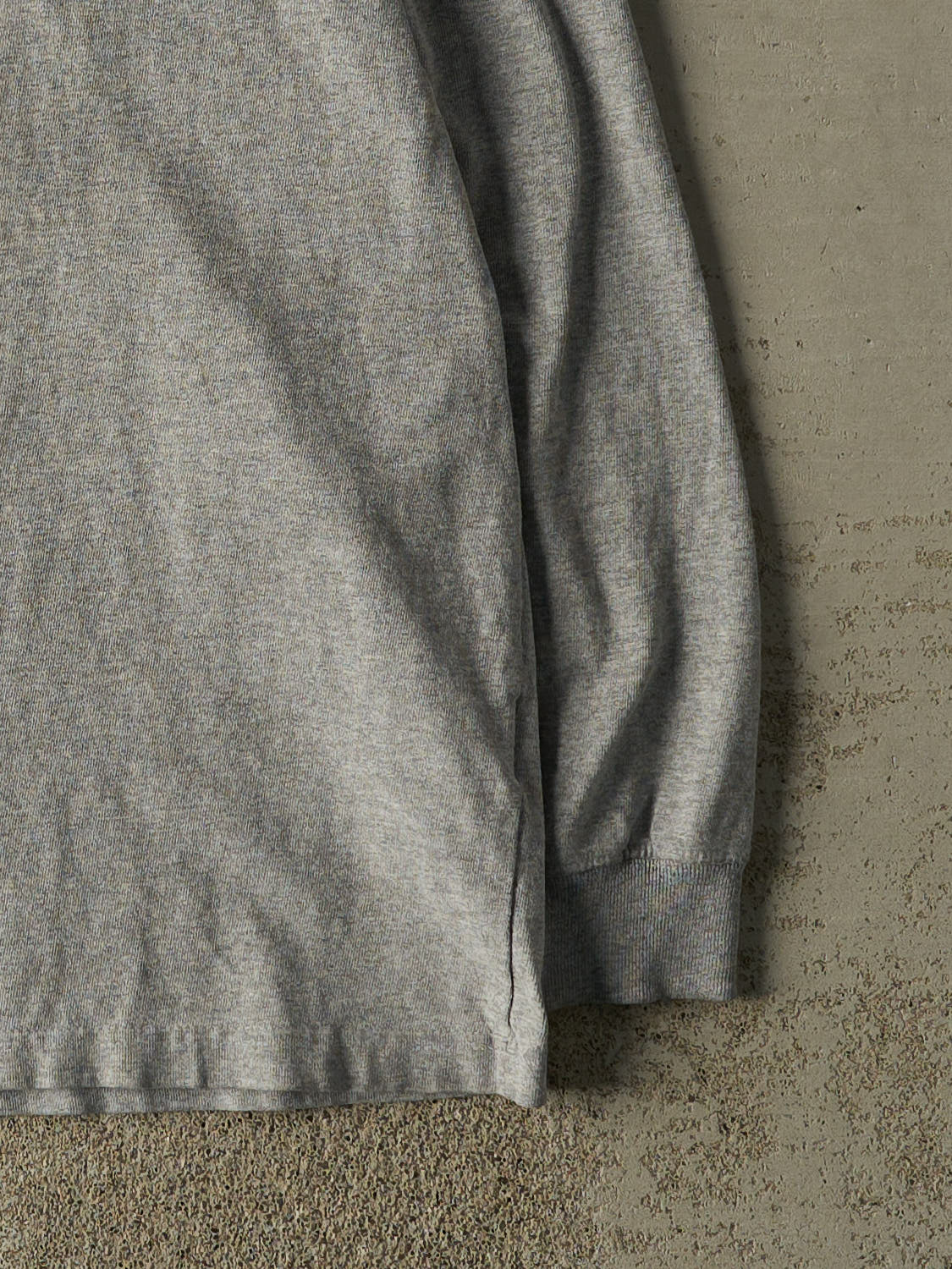 Vintage Y2K Grey Carhartt Quarter Button Long Sleeve (XL/XXL)