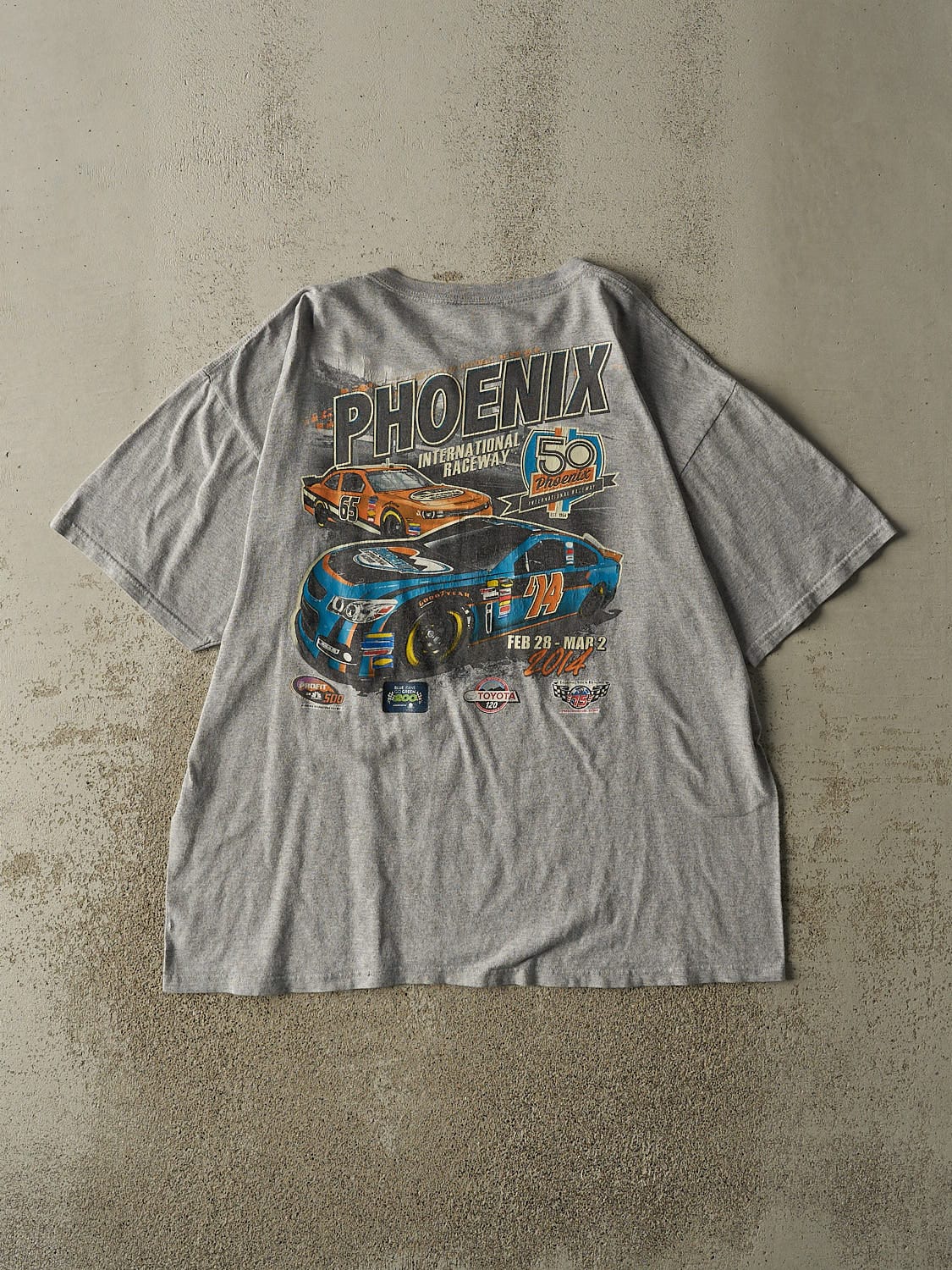 Vintage 14' Grey Phoenix  International Raceway Tee (XL)