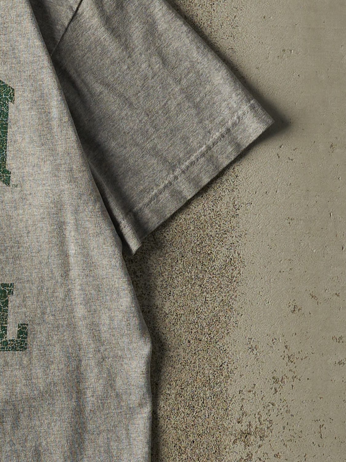 Vintage Y2K Grey Miami Basketball Tee (S/M)