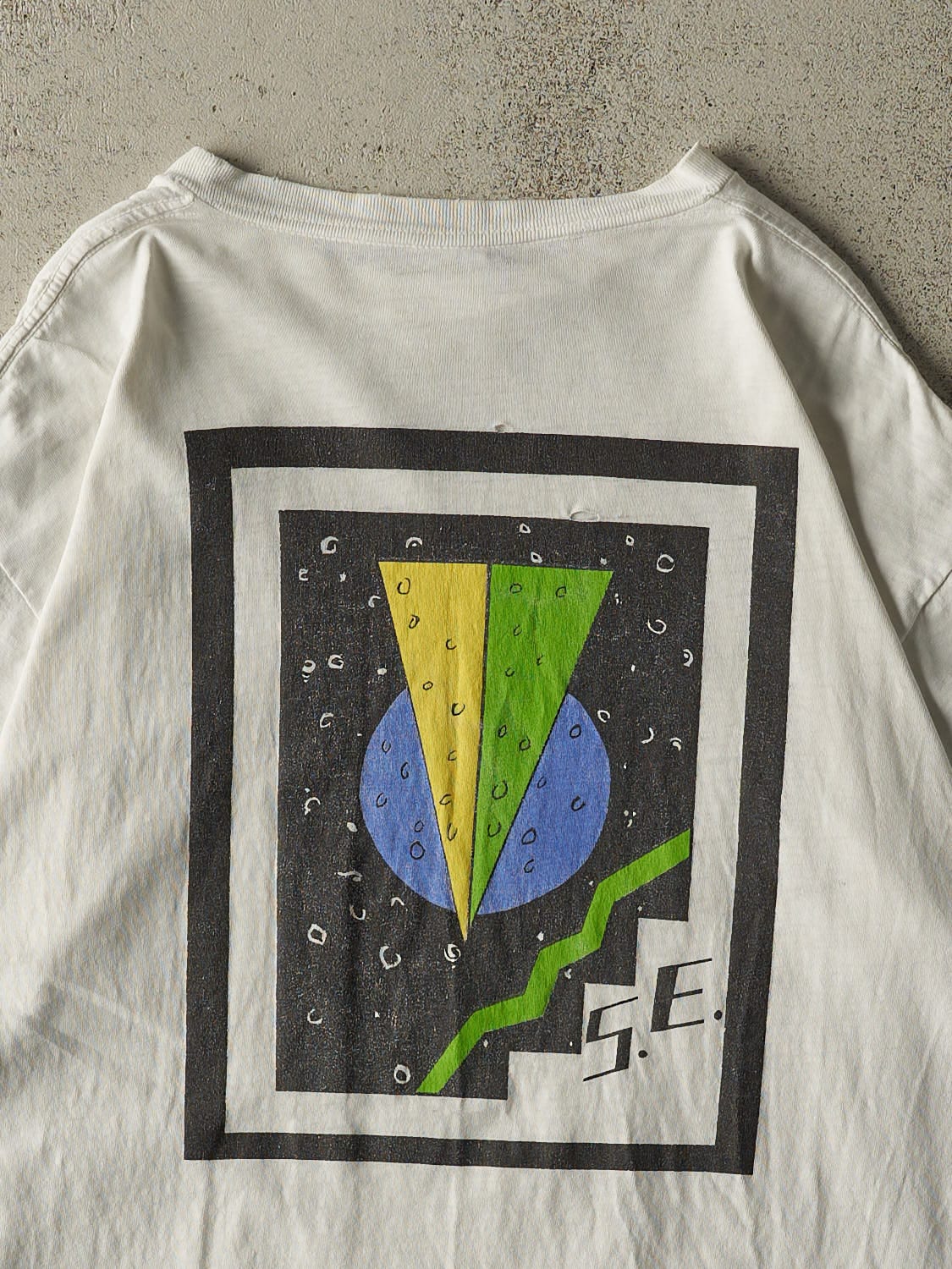 Vintage Y2K Beige Adidas Tee (L)