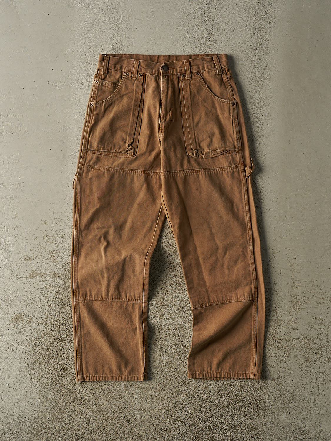 Vintage Y2K Camel Dickies L Pocket Double Knee Carpenter Pants (30x29.5)
