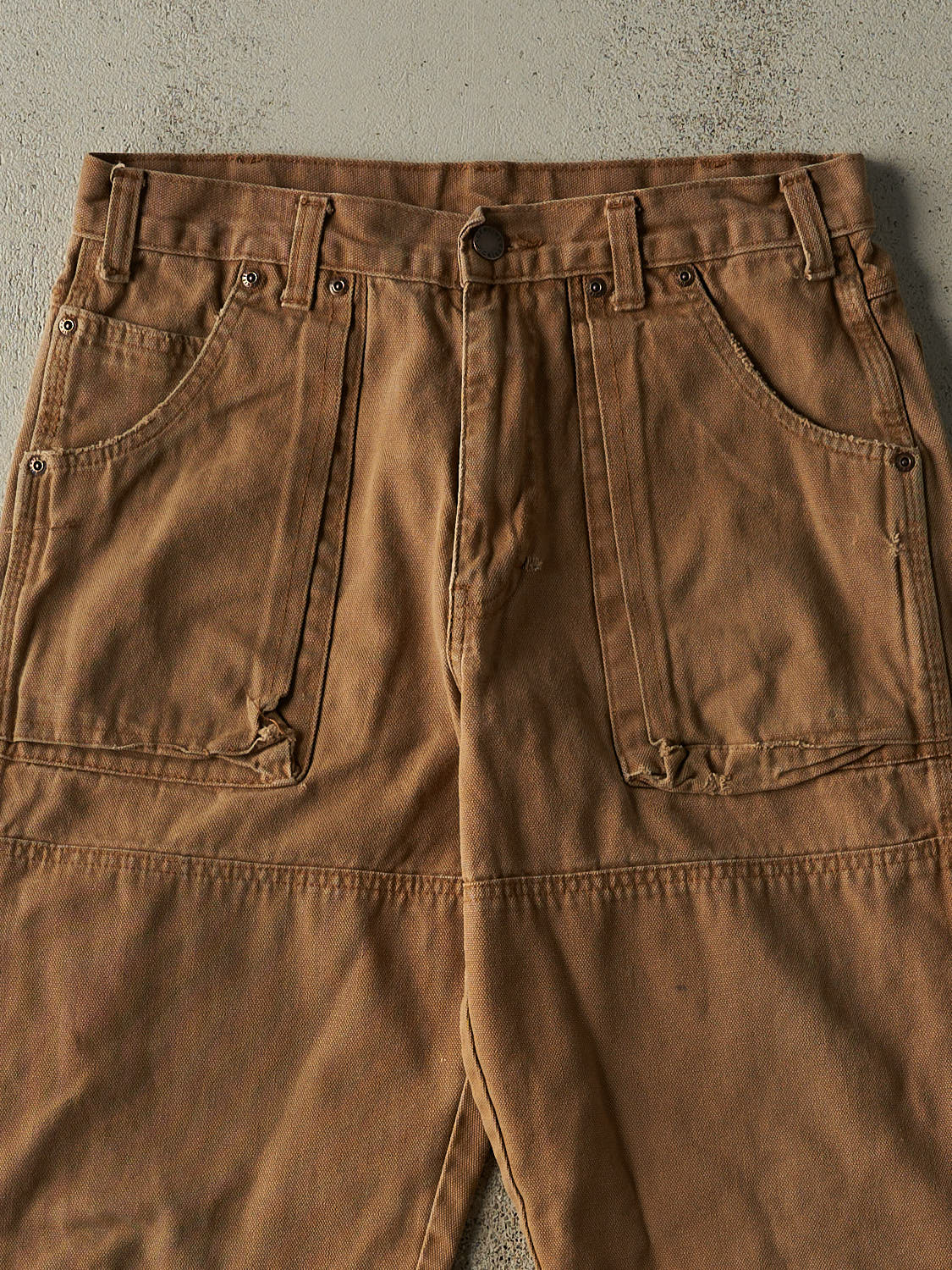 Vintage Y2K Camel Dickies L Pocket Double Knee Carpenter Pants (30x29.5)