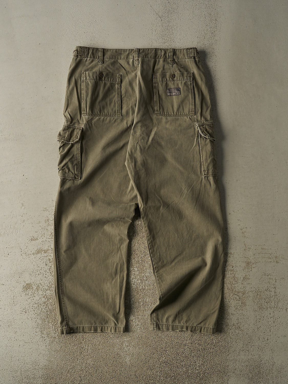 Vintage 90s Green Global Mind Cargo Pants (37x32)