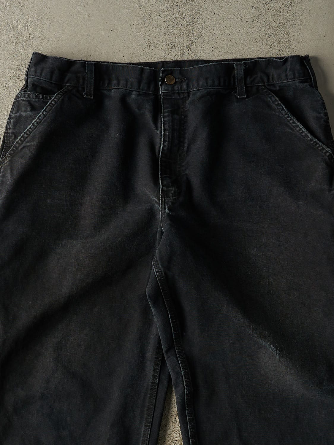 Vintage 90s Black Carhartt Carpenter Pants (37x28)