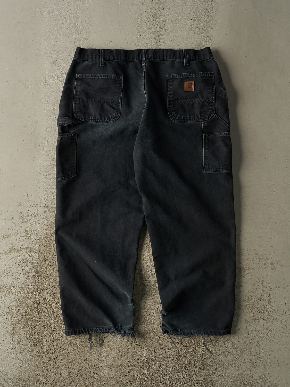 Vintage 90s Black Carhartt Carpenter Pants (37x28)