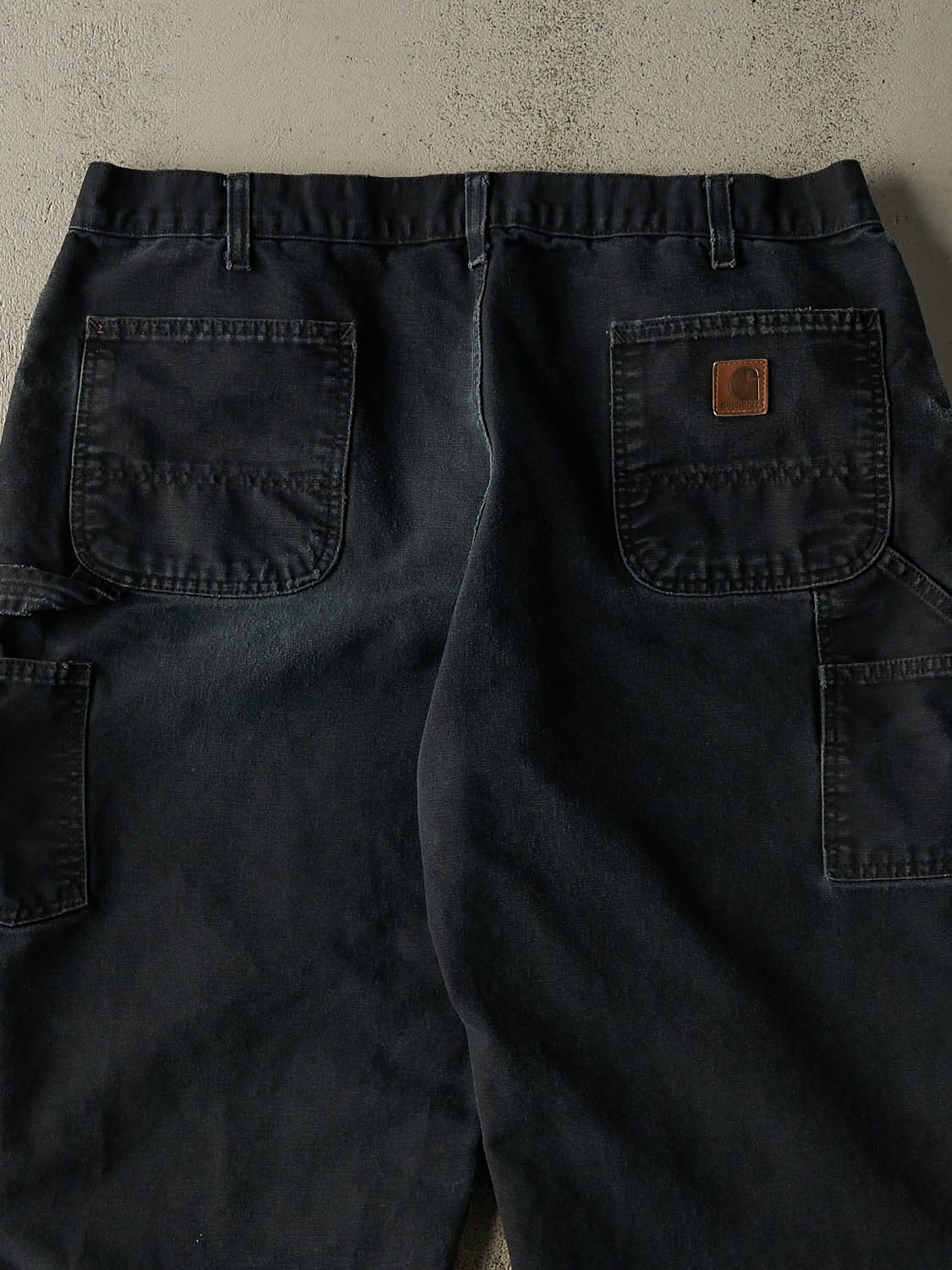 Vintage 90s Black Carhartt Carpenter Pants (37x28)