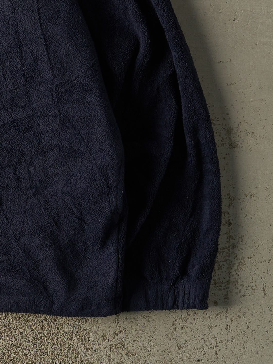 Vintage 90s Navy Blue Reebok Quarter Zip Fleece (XL/XXL)