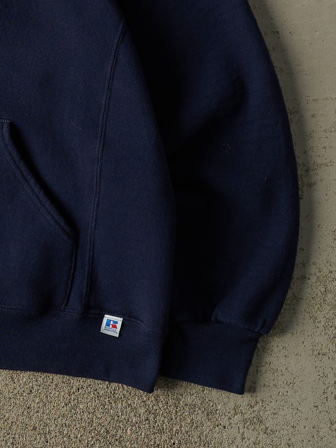 Vintage Y2K Navy Blue Russell Athletic Victoria Fire Rescue Hoodie (M/L)