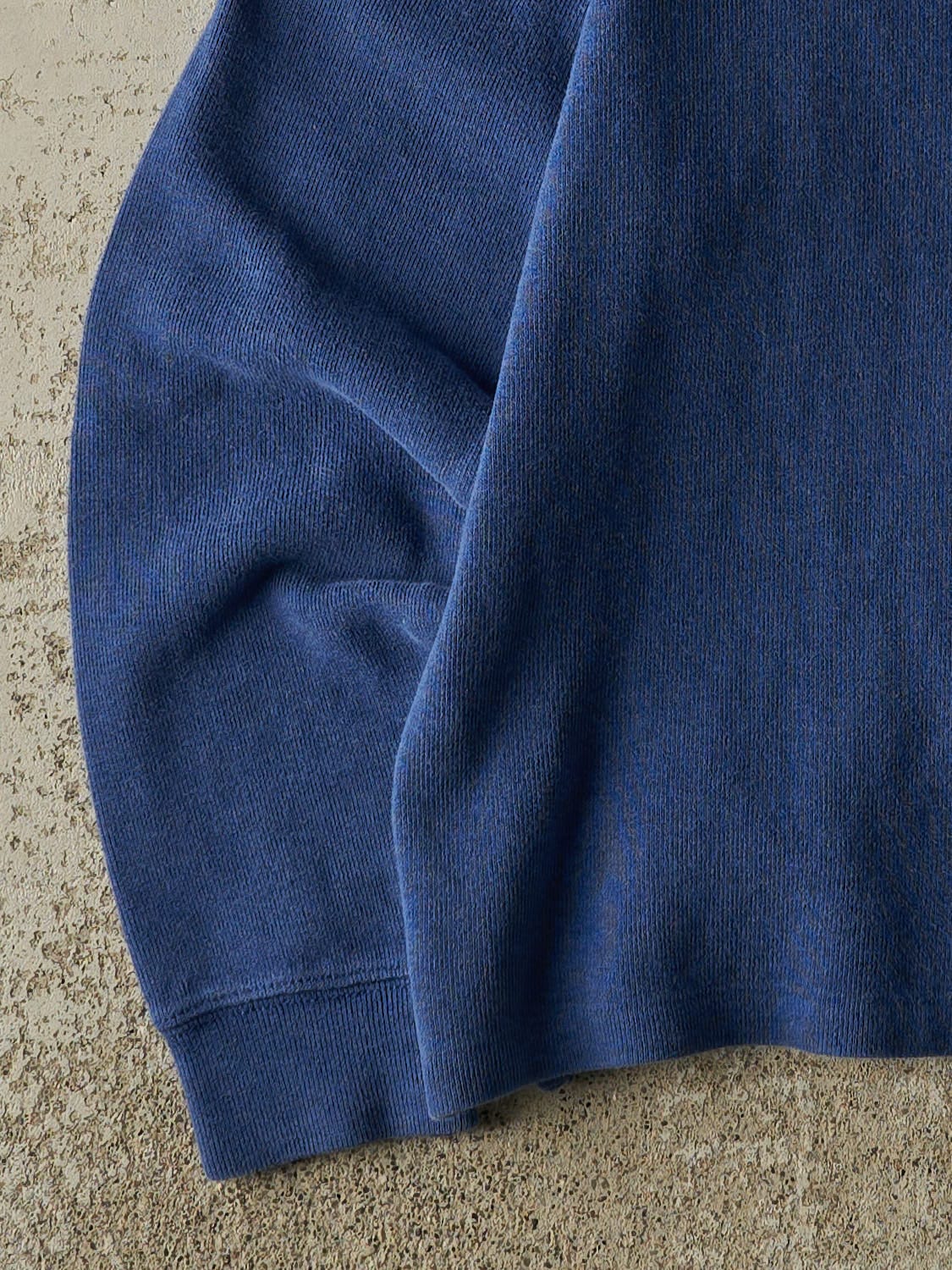 Vintage Y2K Blue Polo Quarter Zip Knit (S/M)