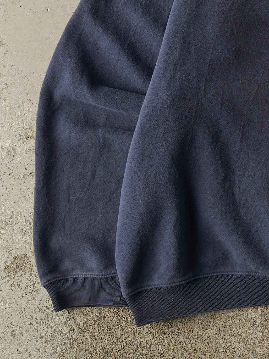 Vintage 90s Navy Blue Chaps Quarter Zip Sweater (XXL)