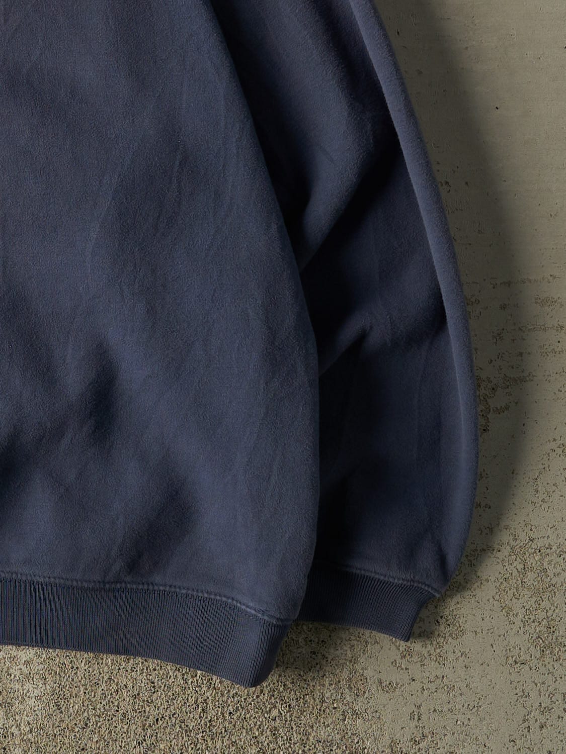 Vintage 90s Navy Blue Chaps Quarter Zip Sweater (XXL)
