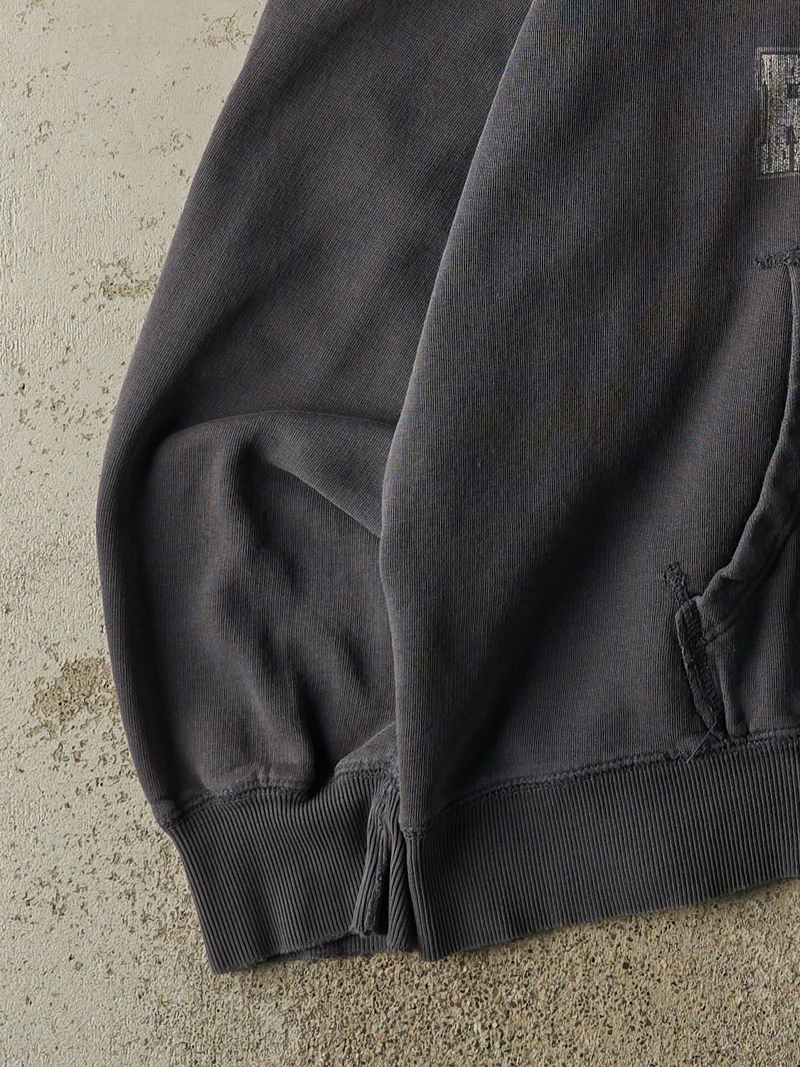 Vintage Y2K Charcoal Grey Disney Grizzly River Run Quarter Zip Hoodie (XL)