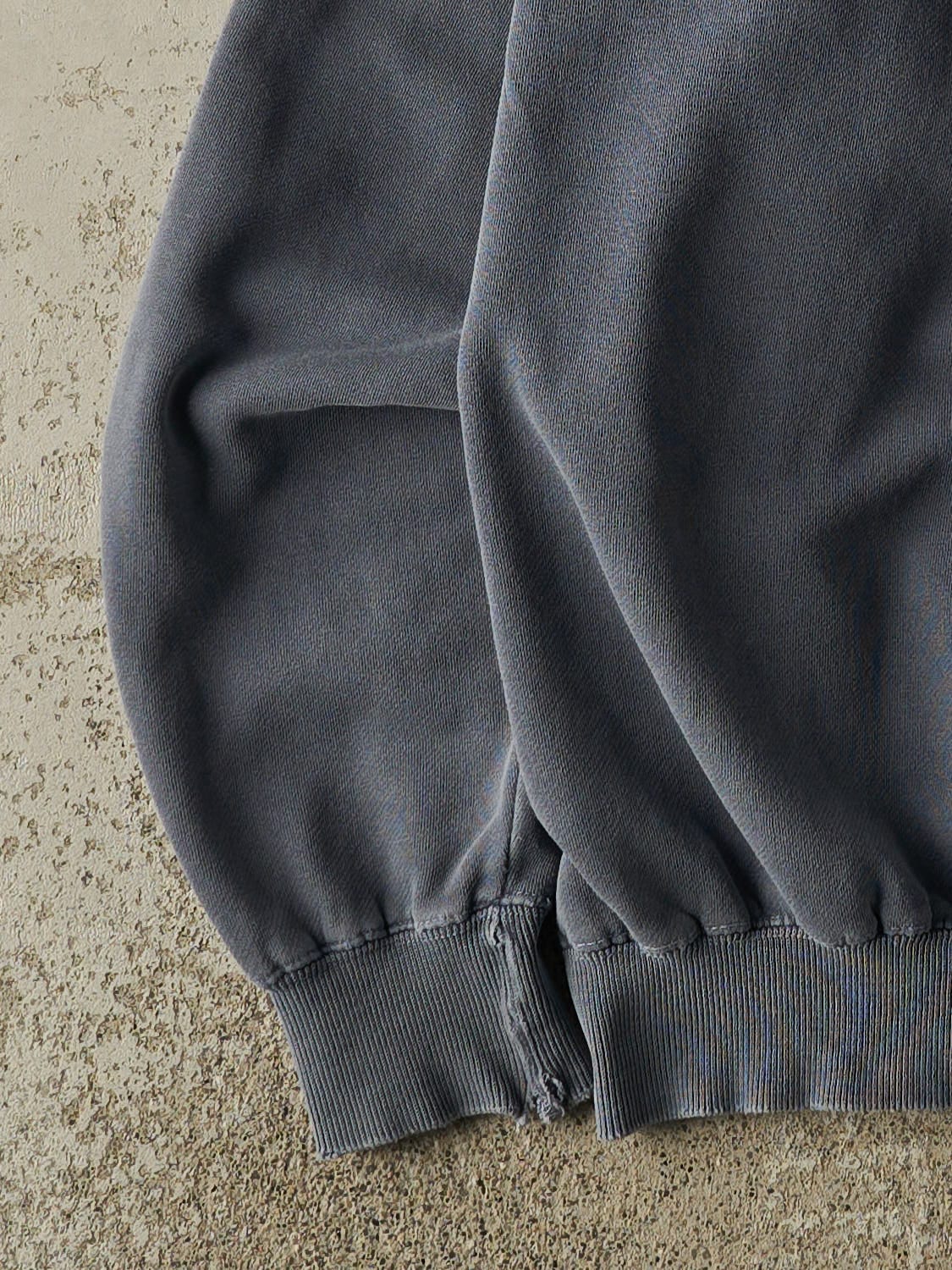 Vintage 90s Washed Blue Blank Crewneck (L)