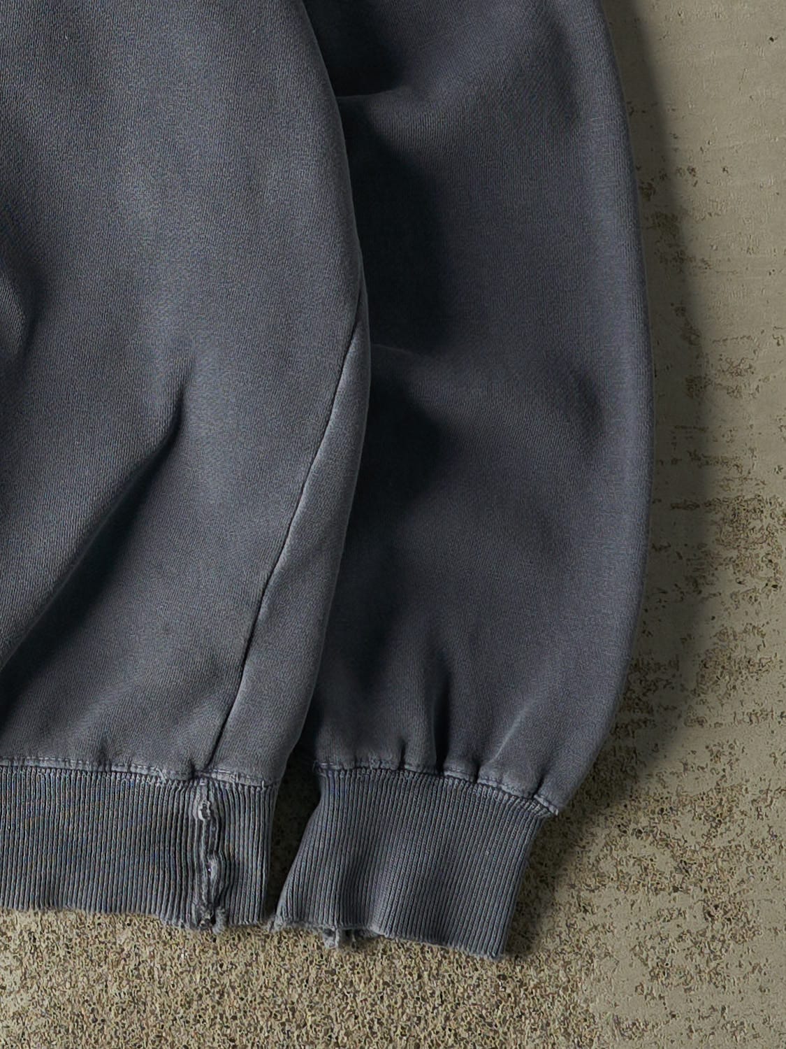 Vintage 90s Washed Blue Blank Crewneck (L)