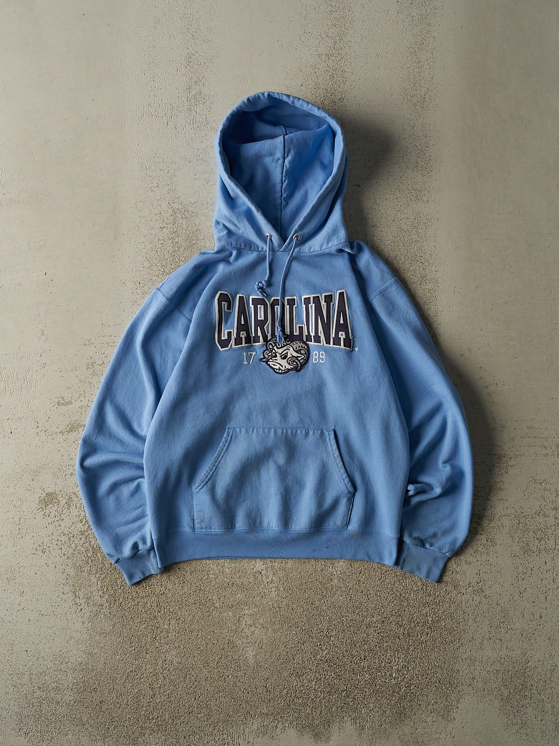 Vintage 90s Baby Blue University of North Carolina Hoodie (S/M)
