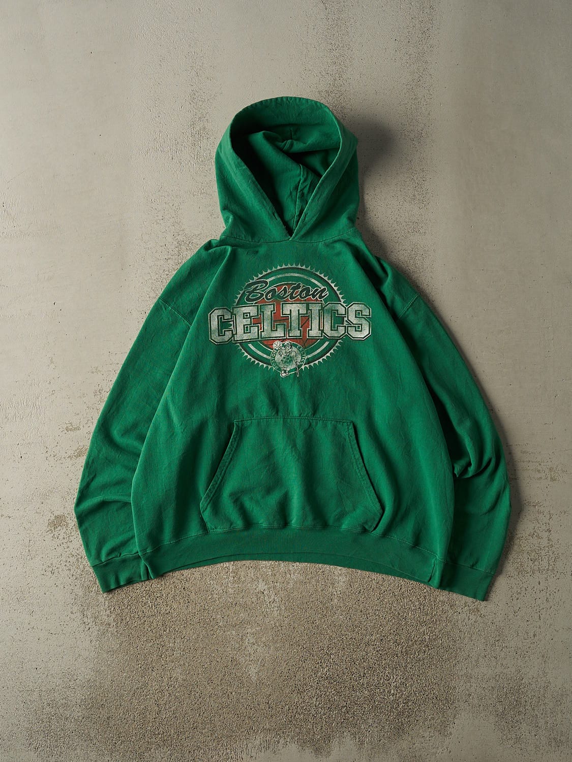 Vintage Y2K Green Boston Celtics Hoodie (XL)