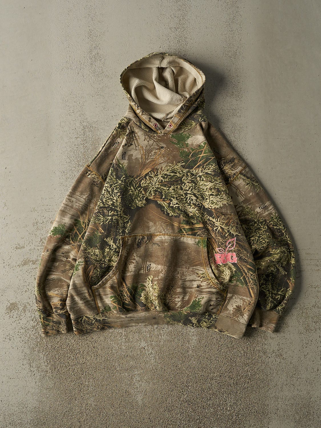 Vintage Y2K Camo Max-1 Hoodie (L/XL)