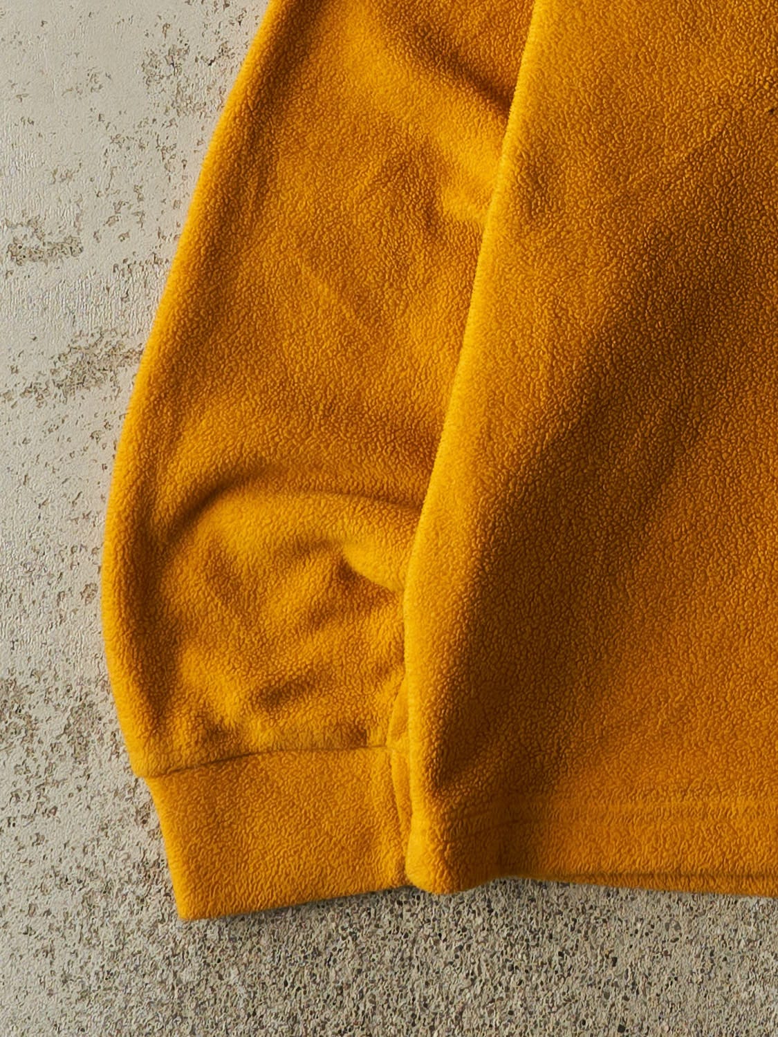 Vintage 90s Yellow Tommy Sport Bootleg Quarter Zip Fleece (L/XL)
