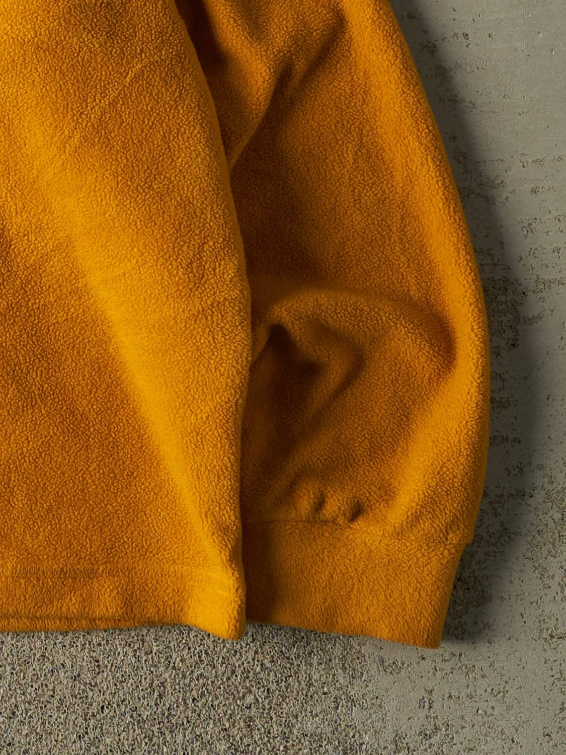 Vintage 90s Yellow Tommy Sport Bootleg Quarter Zip Fleece (L/XL)