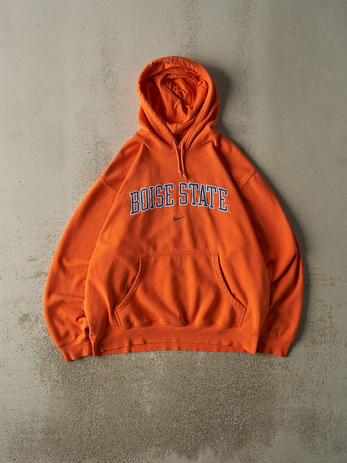 Vintage Y2K Orange Nike Middle Swoosh Boise State Hoodie (L/XL)