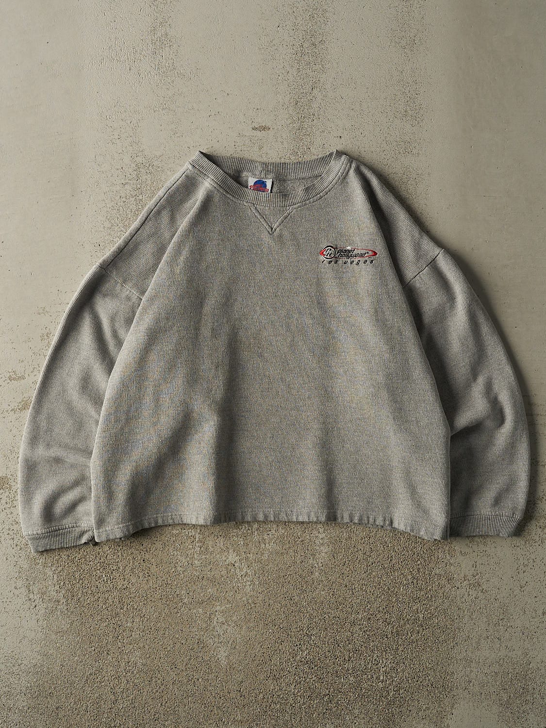 Vintage 90s Grey Planet Hollywood Las Vegas Lightweight Crewneck (L/XL)
