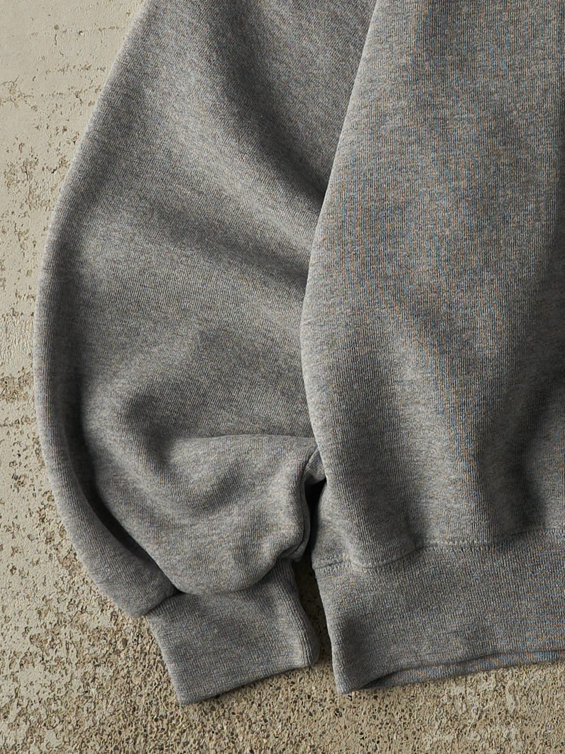 Vintage 90s Grey Russell Athletic Embroidered Crewneck (M/L)