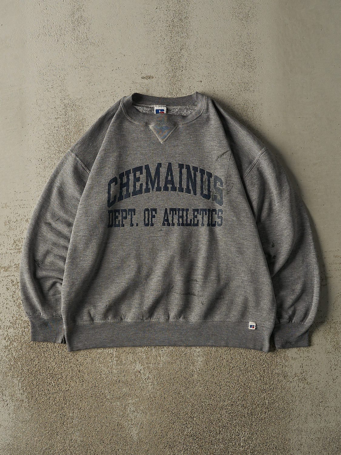 Vintage 90s Grey Russell Athletic Chemainus Crewneck (M/L)