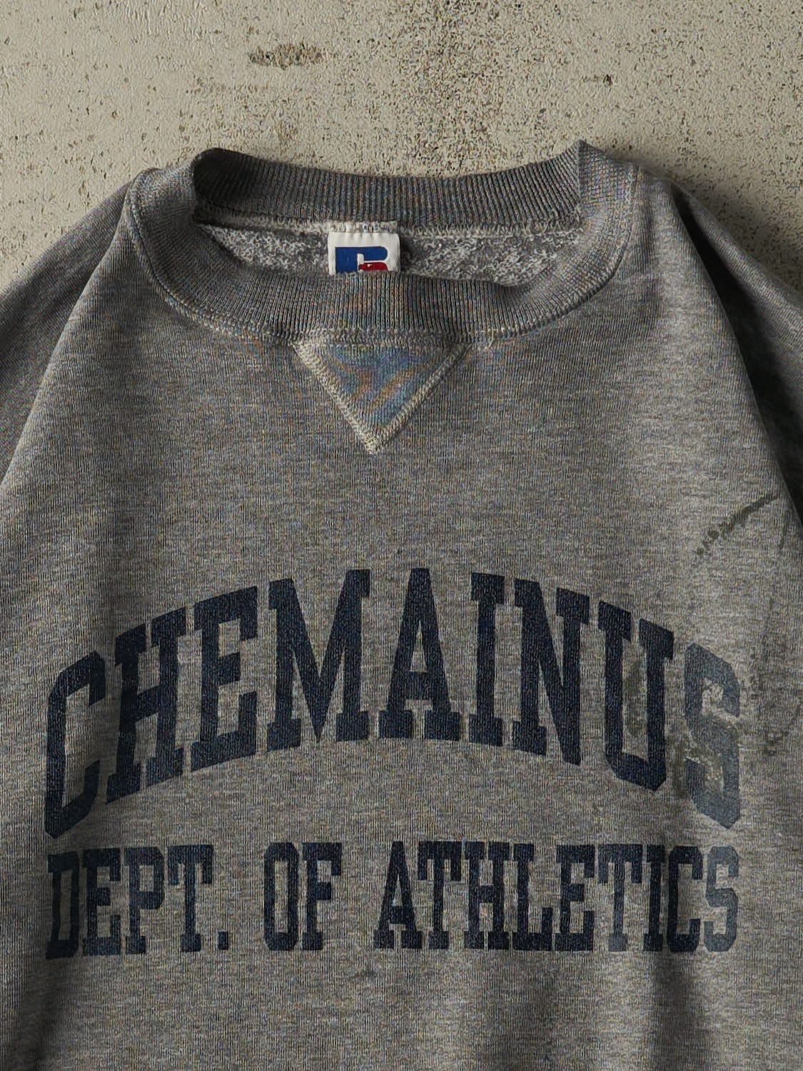 Vintage 90s Grey Russell Athletic Chemainus Crewneck (M/L)
