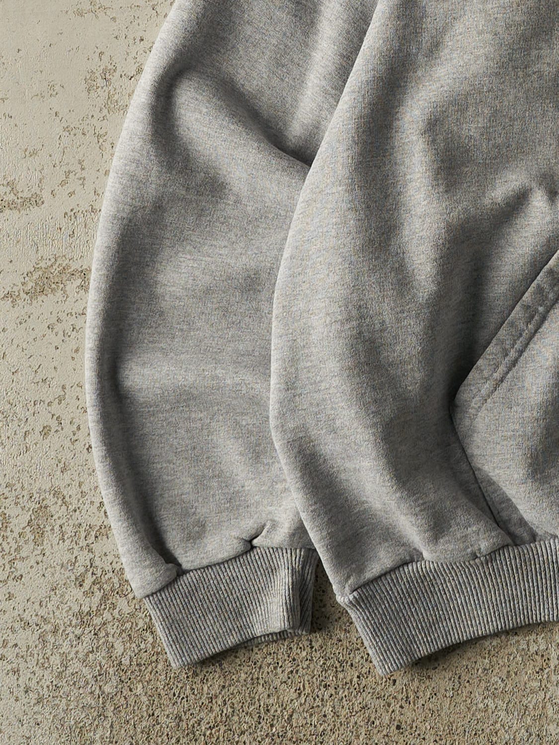 Vintage 90s Grey Blank Hoodie (L/XL)