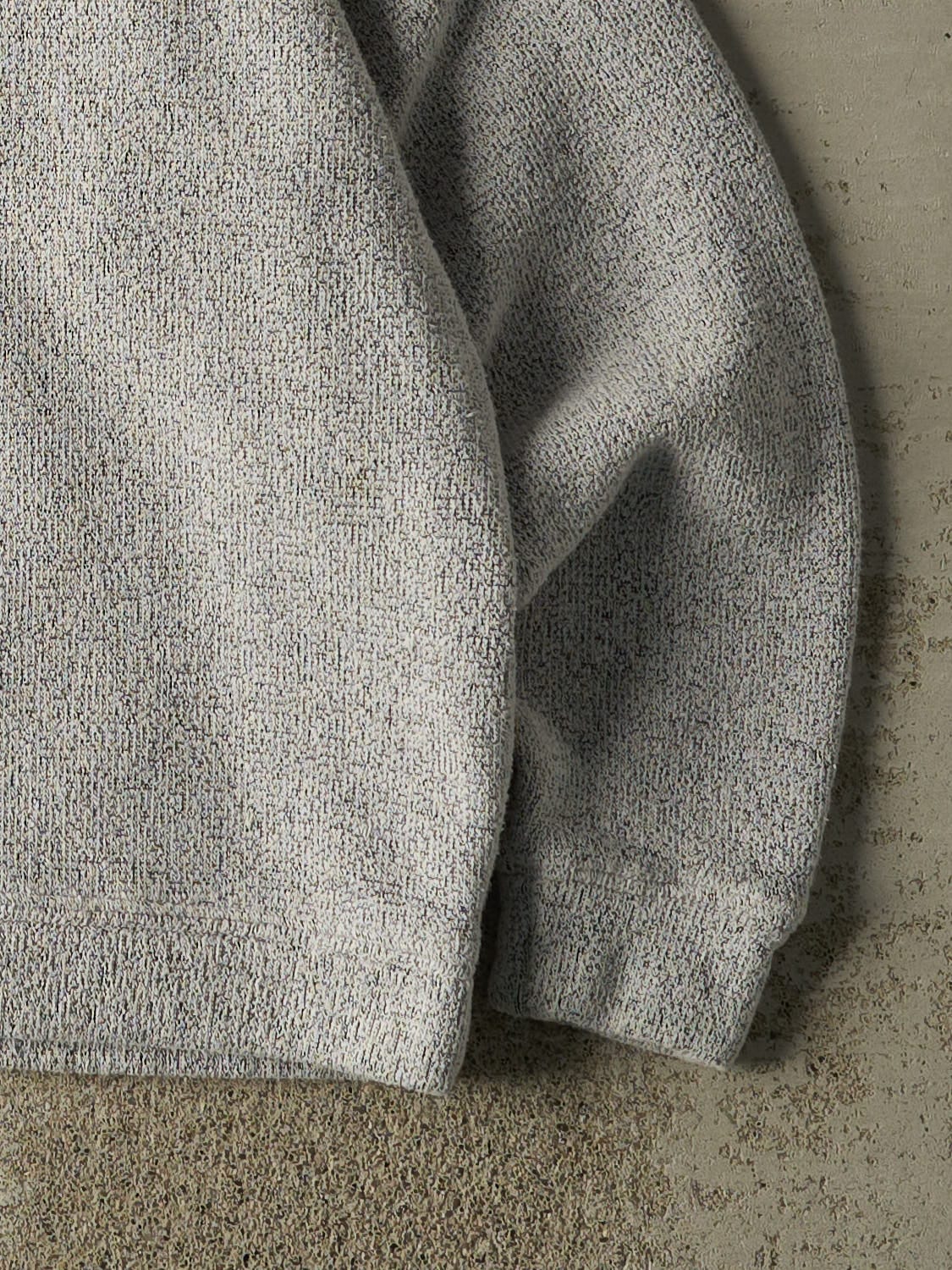 Vintage 90s Grey Galena IL Textured Crewneck (S)
