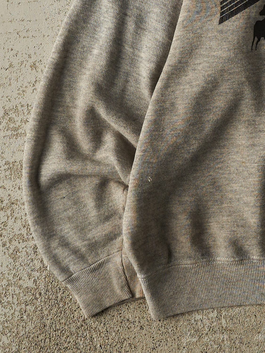 Vintage 80s Grey Hart Mountain Store Crewneck (XS/S)