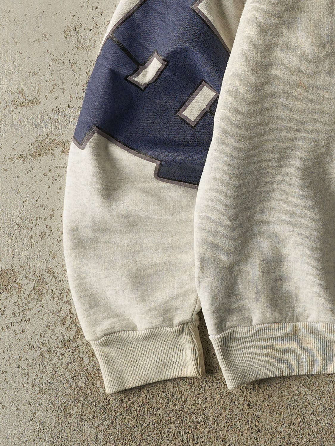 Vintage 90s Heather Grey Georgetown Hoyas Hoodie (M)