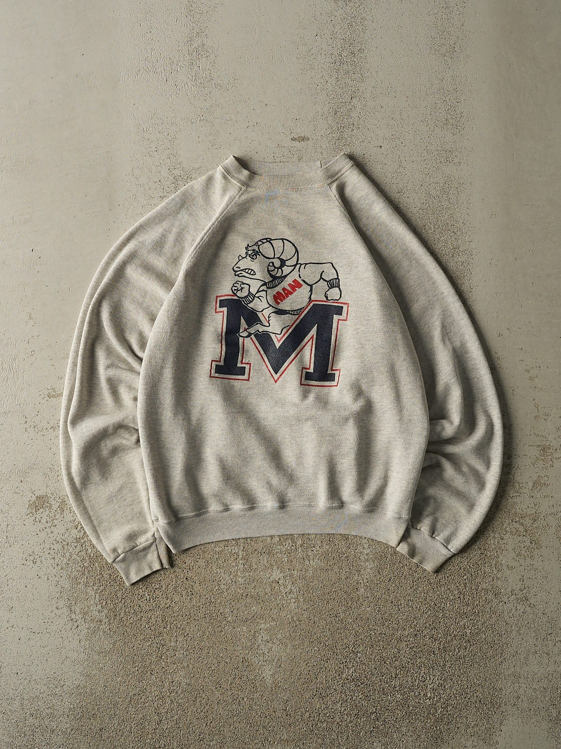 Vintage 80s Grey Man High Hillbillies Crewneck (M)