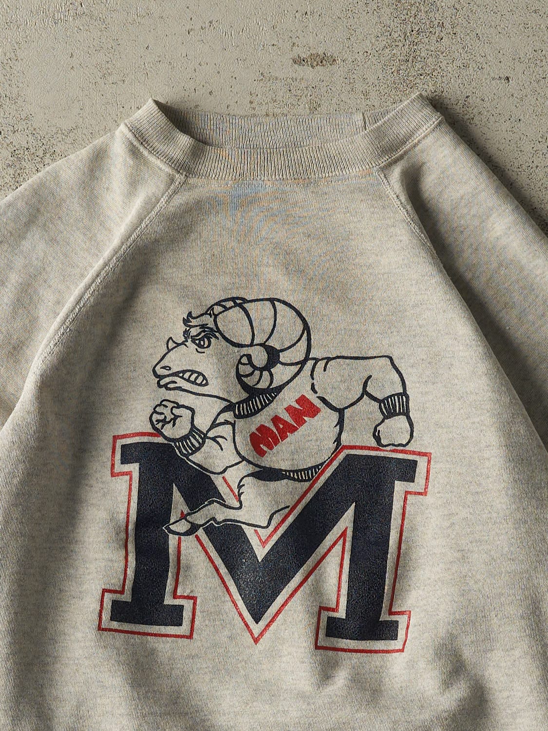 Vintage 80s Grey Man High Hillbillies Crewneck (M)