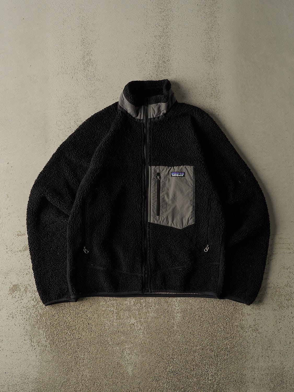 Vintage 90s Black Patagonia Sherpa Synchilla Fleece (M/L)