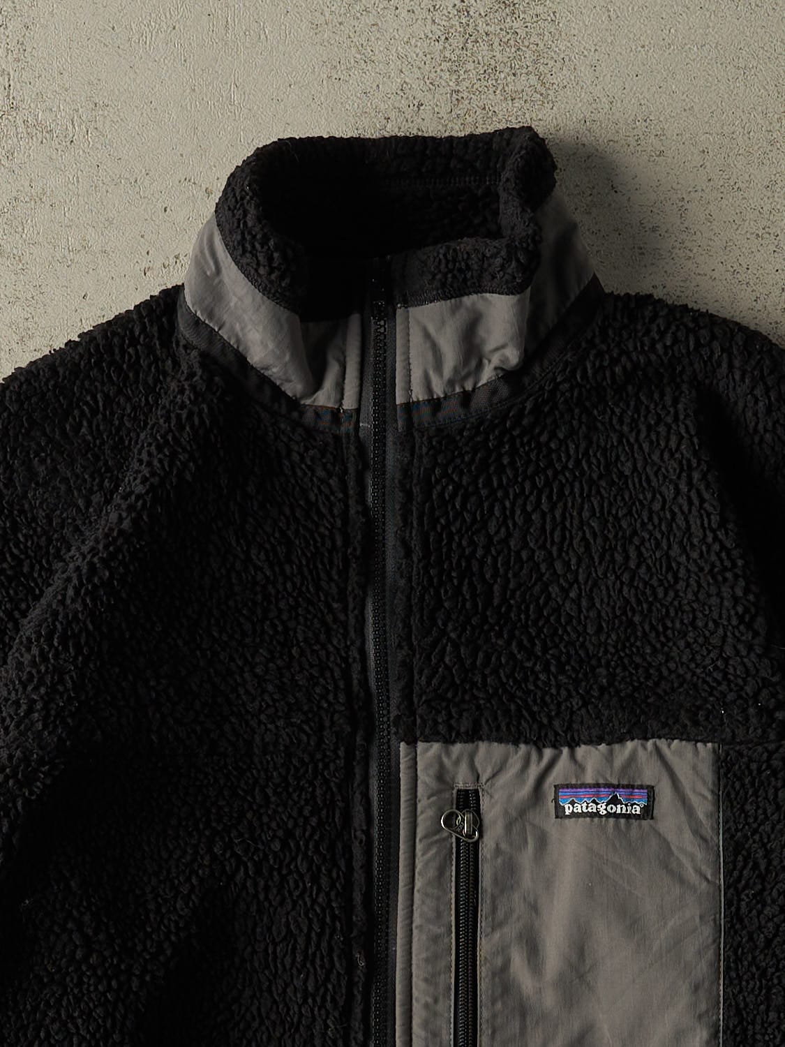 Vintage 90s Black Patagonia Sherpa Synchilla Fleece (M/L)
