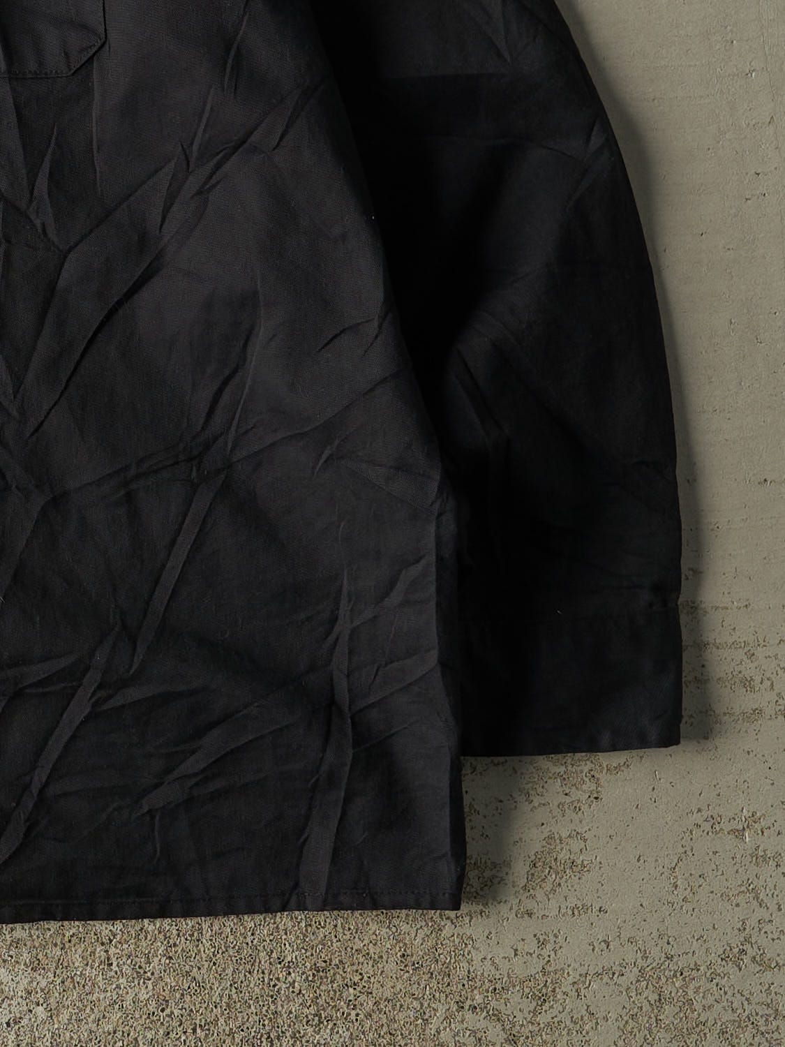 Vintage Y2K Black Dickies Button Up Long Sleeve (XXL/XXXL)