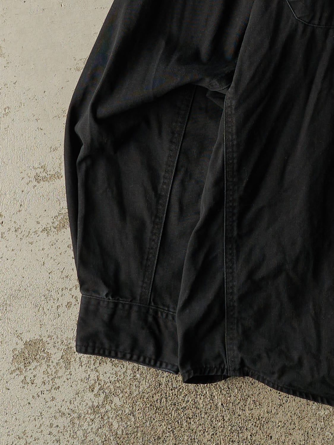 Vintage Y2K Black Wrangler Riggs Button Up Long Sleeve (XL/XXL)
