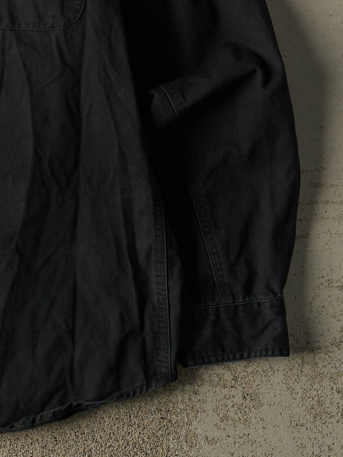 Vintage Y2K Black Wrangler Riggs Button Up Long Sleeve (XL/XXL)