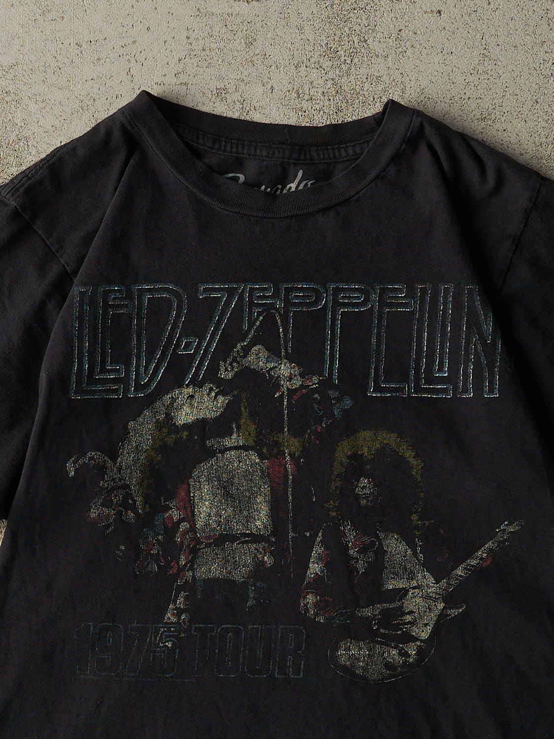 Vintage Y2K Black Led Zeppelin Tee (S/M)