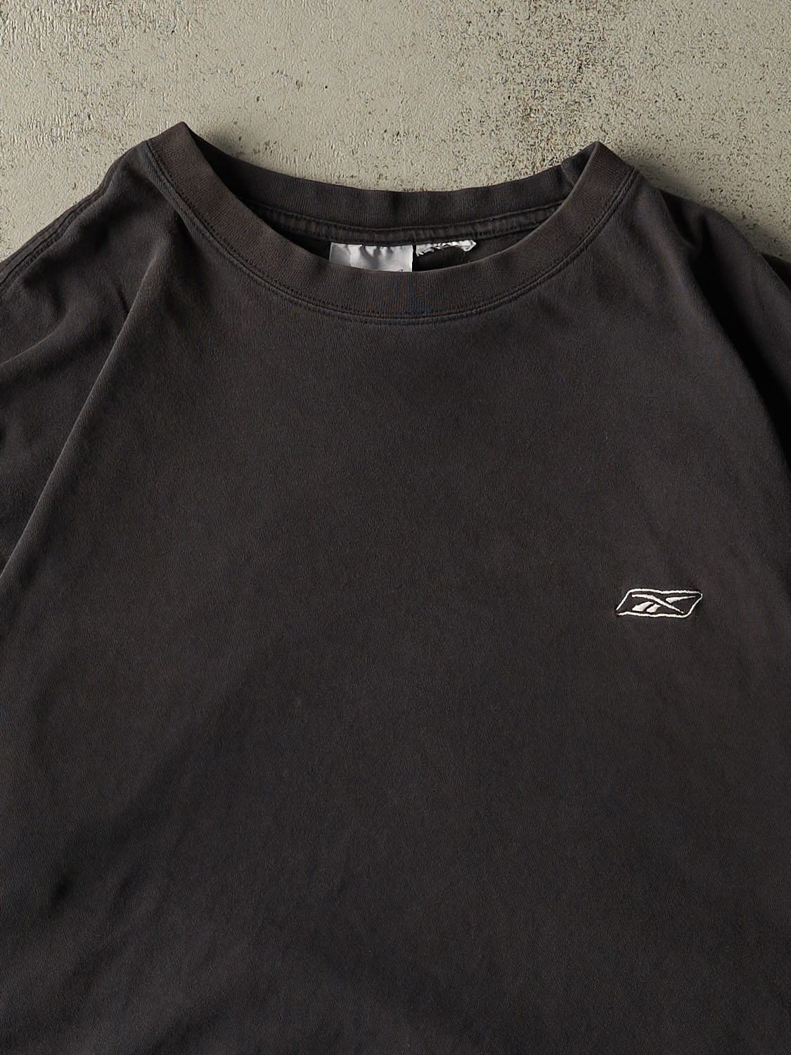 Vintage 90s Faded Black Reebok Tee (XL/XXL)