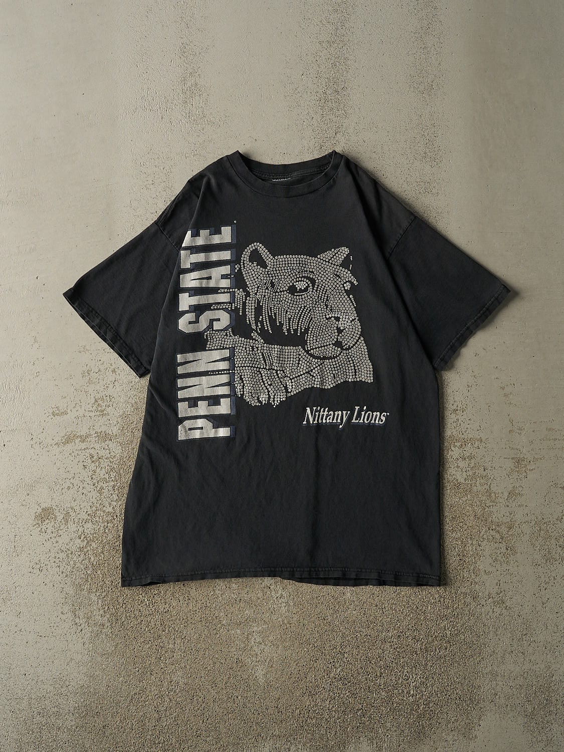Vintage 90s Black Penn State Nittany Lions Tee (L/XL)