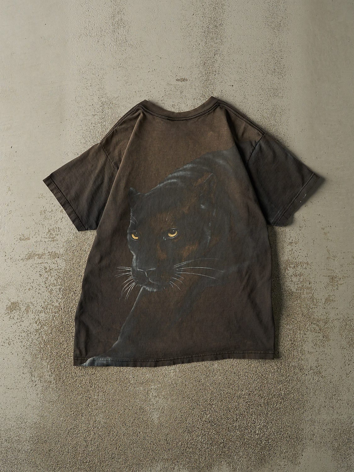 Vintage 90s Faded Black Panther Tee (M/L)